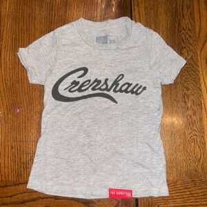 USED Crenshaw XS Kids Marathon Grey T-Shirt